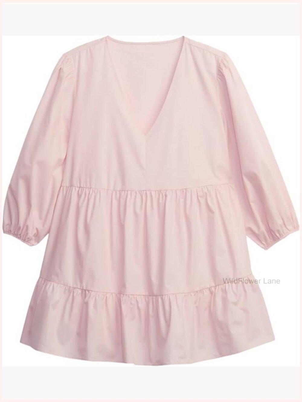 Maternity Poplin Tier Tank Top Loose Fit Breathable Cotton